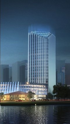 台州第二高楼已建设过半!商贸核心区首个建筑群火热施工中.